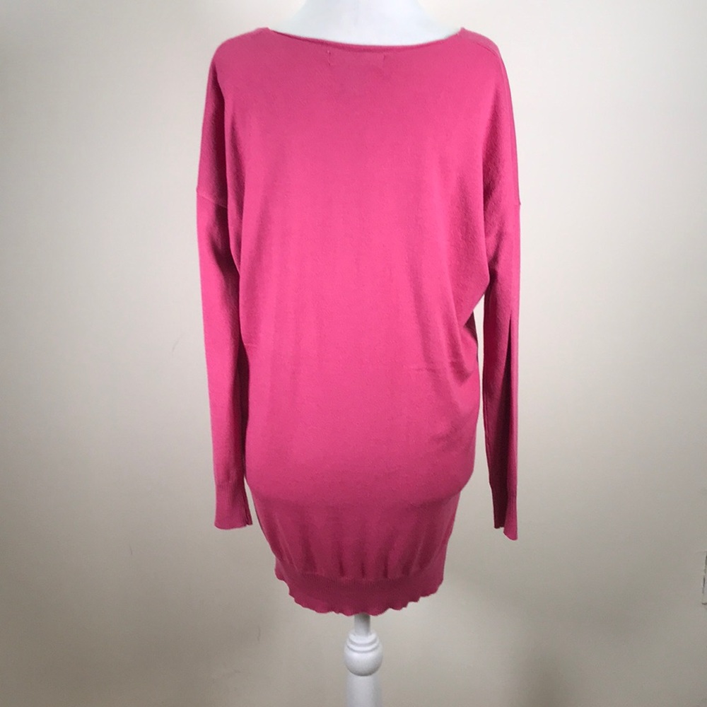 Joan Vass Hi-Lo Viscose Sweater - Picture 3 of 7